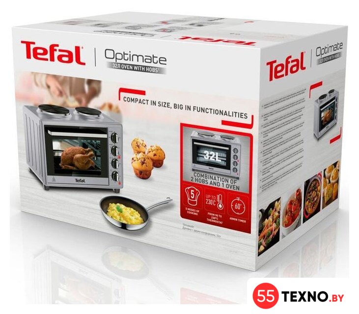 Мини-печь Tefal Optimate OF463D30 - Изображение №7 — Интернет-магазин 55texno.by