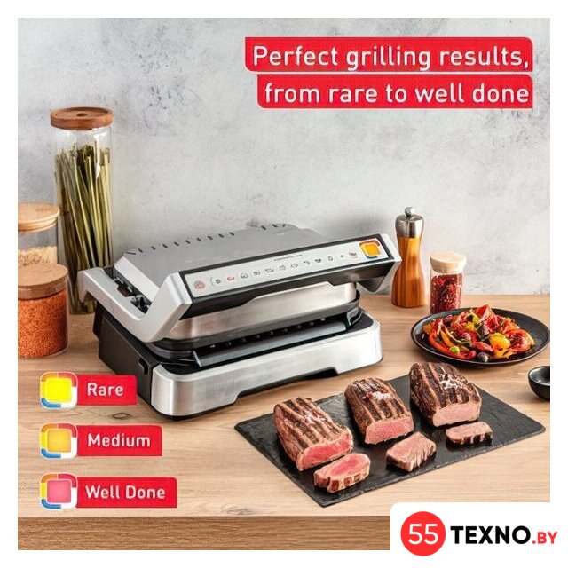 Электрогриль Tefal OptiGrill 2 in 1 GC772D30 - Изображение №6 — Интернет-магазин 55texno.by