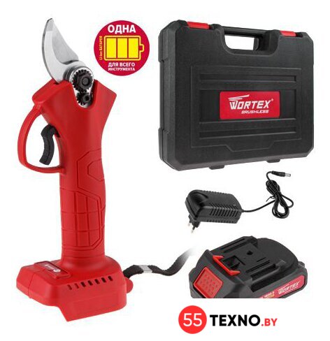 Секатор Wortex CBS 2535 ALL1 (с 1-им АКБ) - Изображение №1 — Интернет-магазин 55texno.by
