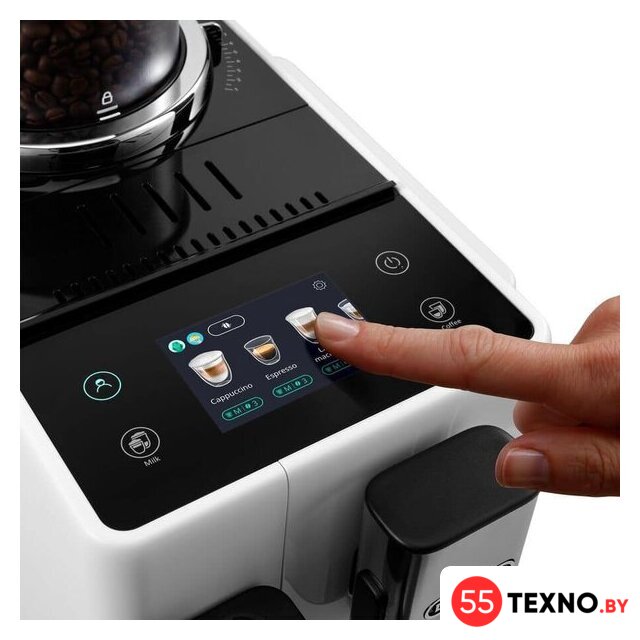 Кофемашина DeLonghi Rivelia EXAM440.55.W - Изображение №3 — Интернет-магазин 55texno.by