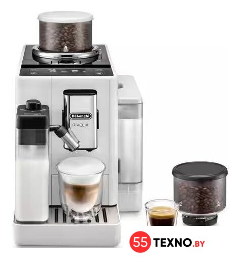 Кофемашина DeLonghi Rivelia EXAM440.55.W - Изображение №1 — Интернет-магазин 55texno.by