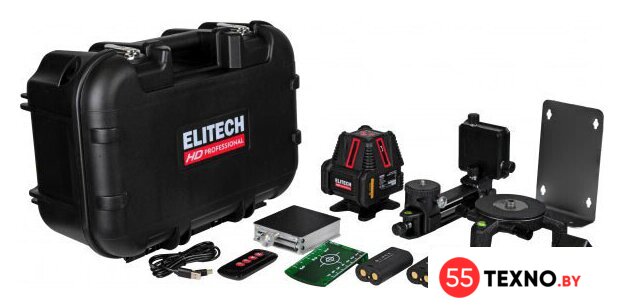 Лазерный нивелир ELITECH HD Professional HD LN 8D Green 204735 - Изображение №1 — Интернет-магазин 55texno.by