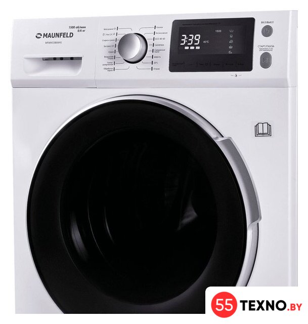 Стиральная машина MAUNFELD MFWM1586WHS - Изображение №5 — Интернет-магазин 55texno.by