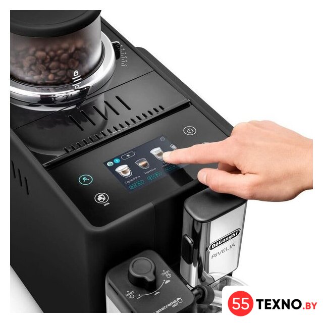 Кофемашина DeLonghi Rivelia EXAM440.55.B - Изображение №2 — Интернет-магазин 55texno.by