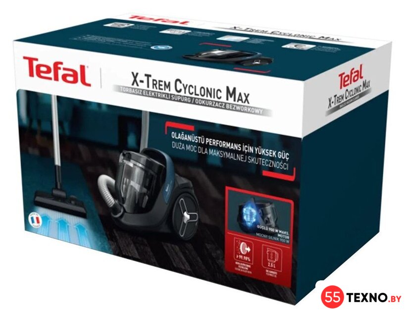 Пылесос Tefal X-Trem Cyclonic Max TW7B11EA - Изображение №4 — Интернет-магазин 55texno.by