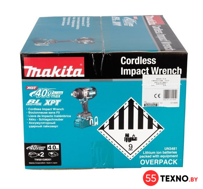 Гайковерт Makita TW001GM101 (с 1-им АКБ) - Изображение №13 — Интернет-магазин 55texno.by
