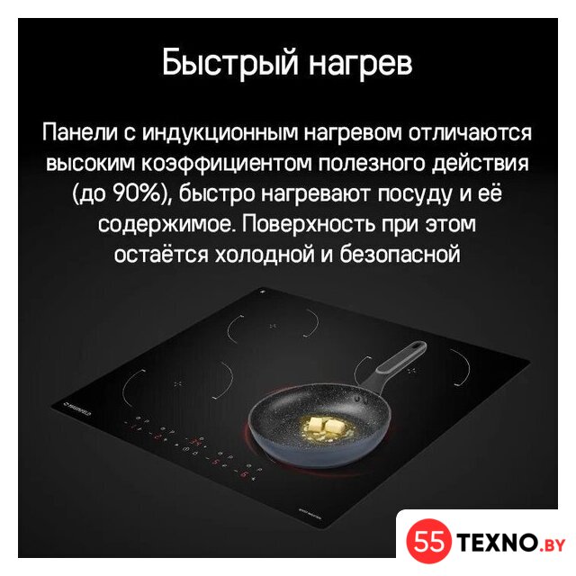 Варочная панель MAUNFELD CVI604EXWH - Изображение №12 — Интернет-магазин 55texno.by