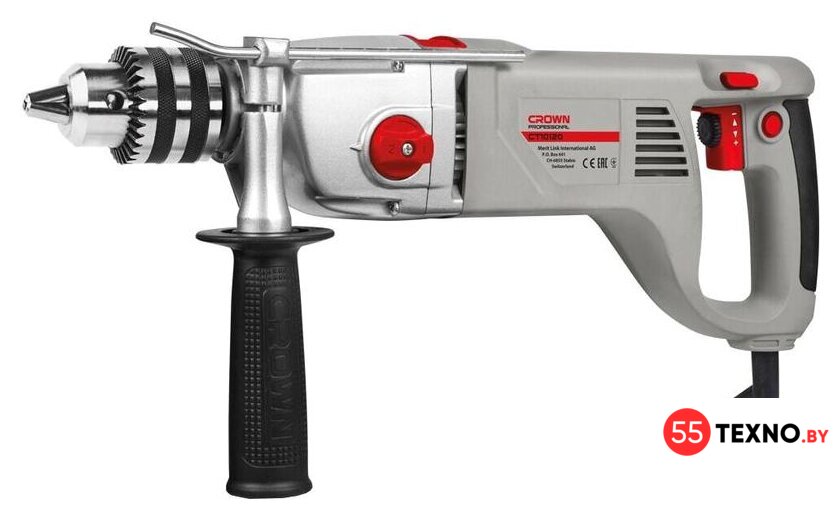 Ударная дрель Crown CT10120 - Изображение №1 — Интернет-магазин 55texno.by
