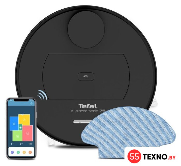 Робот-пылесос Tefal X-plorer Serie 75 Animal RG7675WH - Изображение №2 — Интернет-магазин 55texno.by