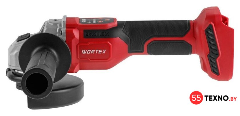 Угловая шлифмашина Wortex CAG 1812-2 SE SET 1334919 (с 1-им АКБ, кейс) - Изображение №3 — Интернет-магазин 55texno.by