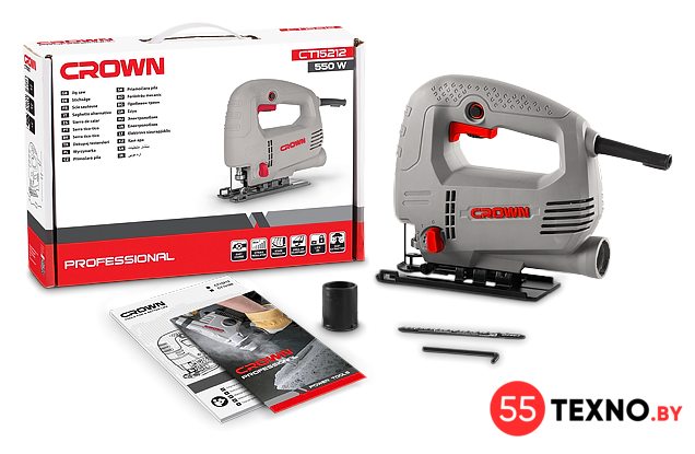 Электролобзик Crown CT15212 - Изображение №3 — Интернет-магазин 55texno.by