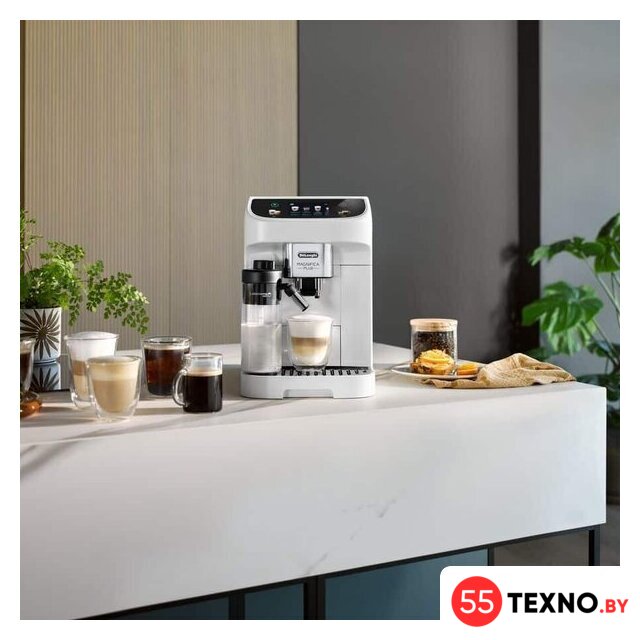 Кофемашина DeLonghi Magnifica Plus ECAM320.60W - Изображение №4 — Интернет-магазин 55texno.by