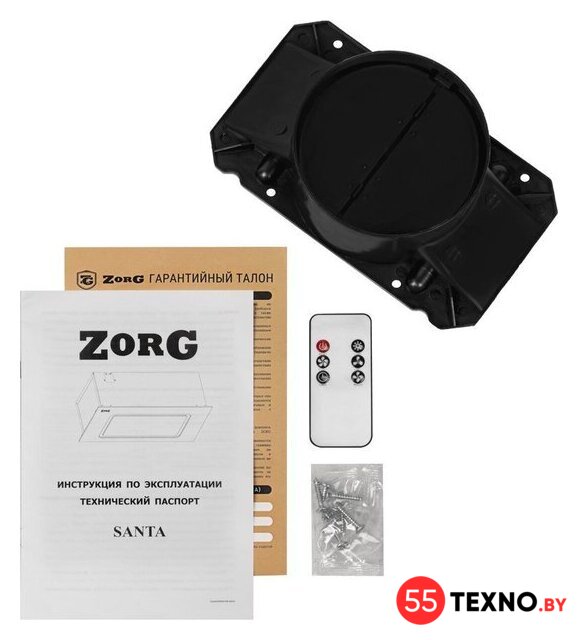Кухонная вытяжка ZorG Santa 1060 60 S (черный) - Изображение №8 — Интернет-магазин 55texno.by