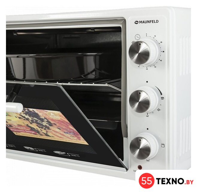 Мини-печь MAUNFELD CEMOB.363.W - Изображение №3 — Интернет-магазин 55texno.by