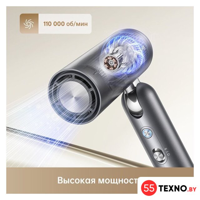 Фен Dreame Hairdryer Pocket AHD51 (titanium gold) - Изображение №4 — Интернет-магазин 55texno.by