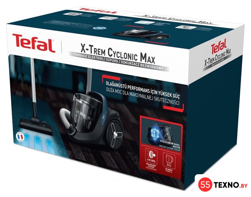 Пылесос Tefal X-Trem Cyclonic Max TW7B62EA - Изображение №12 — Интернет-магазин 55texno.by