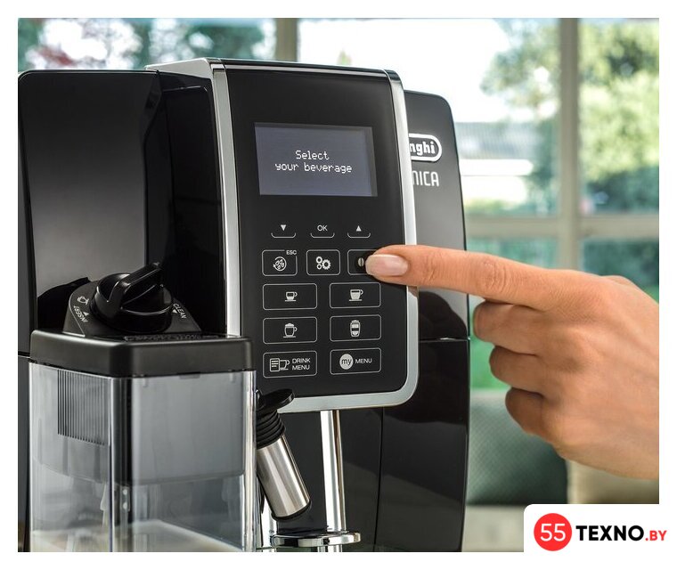 Кофемашина DeLonghi Dinamica ECAM 350.55.B - Изображение №6 — Интернет-магазин 55texno.by