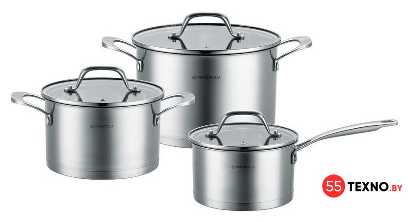Набор кастрюль MAUNFELD Taylor MF125TL01ST - Изображение №1 — Интернет-магазин 55texno.by