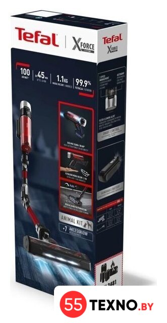 Пылесос Tefal X-Force Flex 9.60 Animal TY2079WO - Изображение №16 — Интернет-магазин 55texno.by