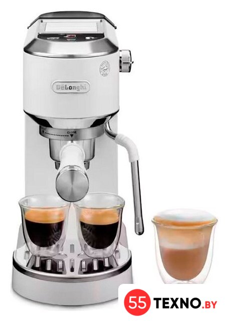 Рожковая кофеварка DeLonghi Dedica EC890.WI - Изображение №1 — Интернет-магазин 55texno.by