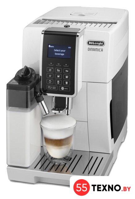 Кофемашина DeLonghi Dinamica ECAM 353.75.W - Изображение №1 — Интернет-магазин 55texno.by