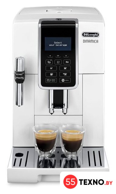 Кофемашина DeLonghi Dinamica ECAM 350.35.W - Изображение №1 — Интернет-магазин 55texno.by