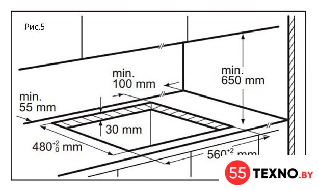 Варочная панель MAUNFELD EGHS.64.6CS/G - Изображение №2 — Интернет-магазин 55texno.by