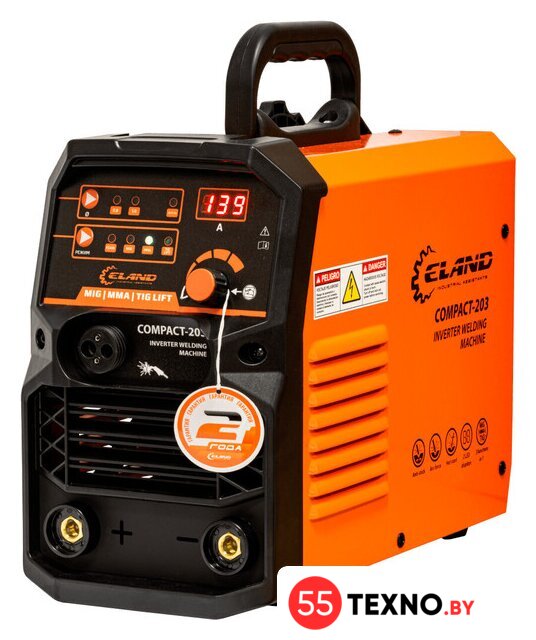 Сварочный инвертор ELAND Compact-203 - Изображение №1 — Интернет-магазин 55texno.by