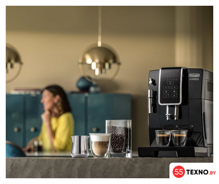 Кофемашина DeLonghi Dinamica ECAM 350.15.B - Изображение №9 — Интернет-магазин 55texno.by