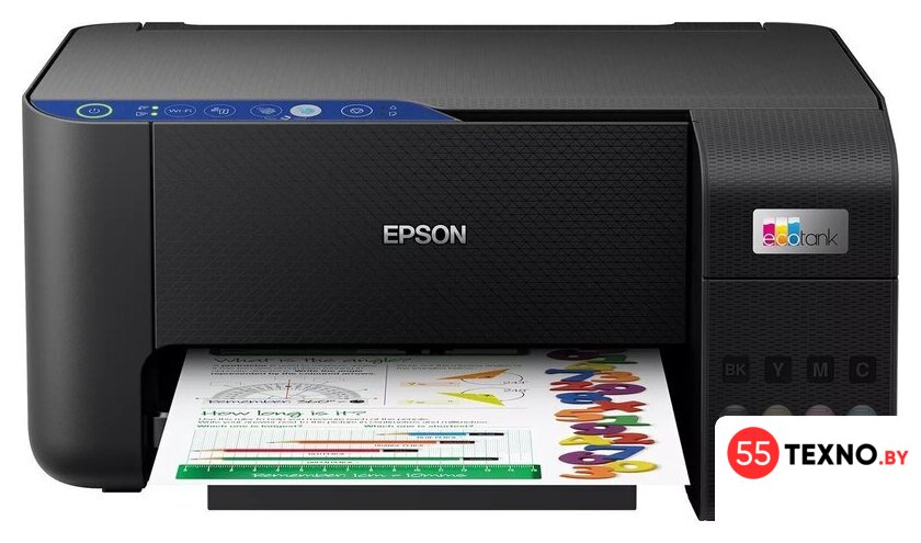МФУ Epson L3252 (черный) - Изображение №1 — Интернет-магазин 55texno.by
