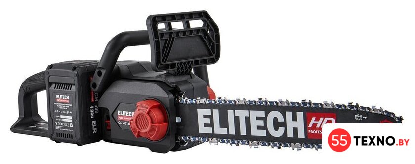 Аккумуляторная пила ELITECH CS 4016BLК E1611.027.01 (с 1-им АКБ) - Изображение №4 — Интернет-магазин 55texno.by