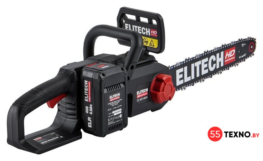 Аккумуляторная пила ELITECH CS 4016BLК E1611.027.01 (с 1-им АКБ) - Изображение №6 — Интернет-магазин 55texno.by