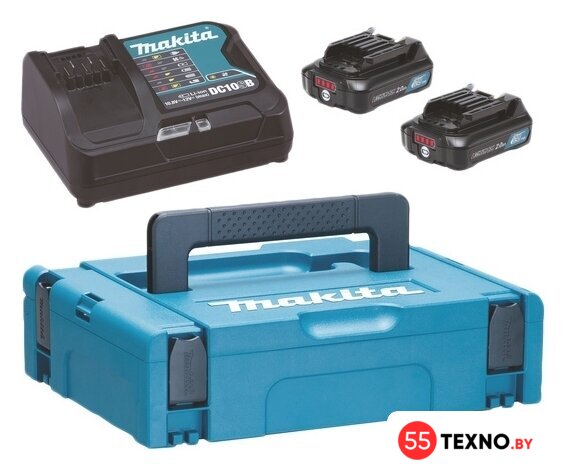 Аккумулятор с зарядным устройством Makita BL1021B + DC10SB (12В/2 Ah + 12В) - Изображение №1 — Интернет-магазин 55texno.by