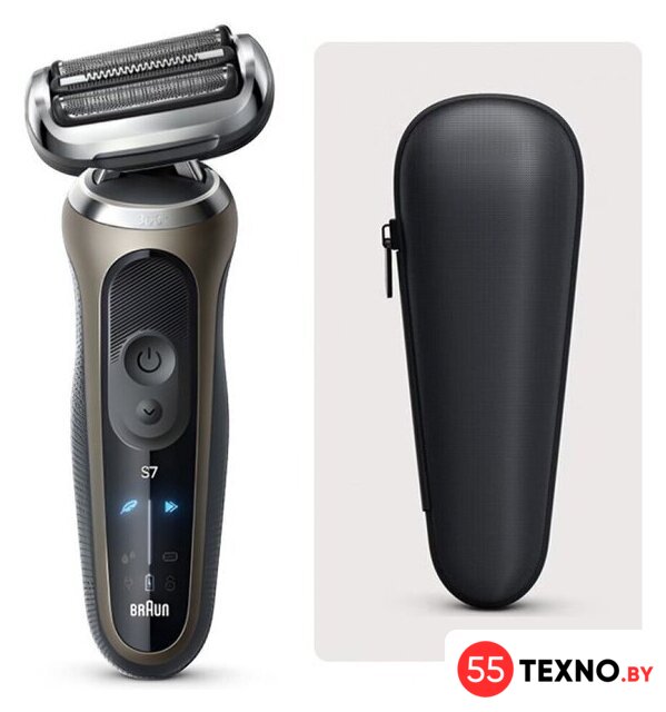 Электробритва Braun Series 7 72-C1200s Gold Wet&Dry 360° - Изображение №1 — Интернет-магазин 55texno.by