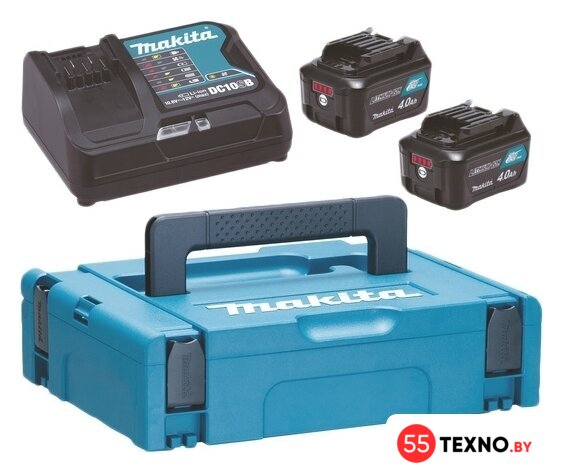 Аккумулятор с зарядным устройством Makita BL1041B + DC10SB (12В/4 Ah + 12В) - Изображение №1 — Интернет-магазин 55texno.by