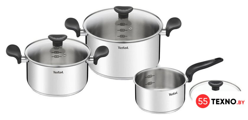 Набор кастрюль Tefal Primary E3086S74 - Изображение №1 — Интернет-магазин 55texno.by