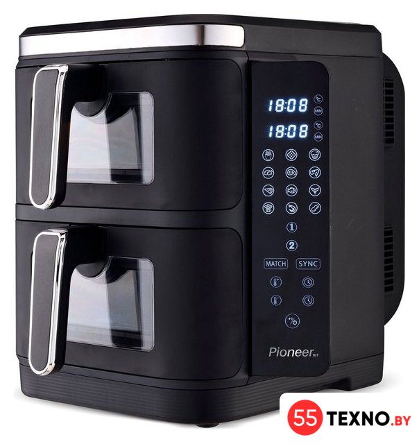Аэрогриль (аэрофритюрница) Pioneer SM550D (черный) - Изображение №1 — Интернет-магазин 55texno.by