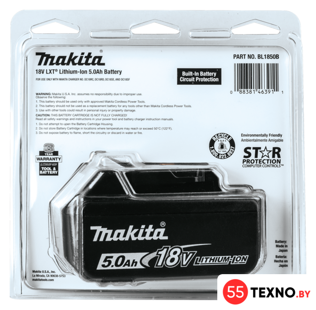 Аккумулятор Makita BL1850B (18В/5 Ah) - Изображение №18 — Интернет-магазин 55texno.by