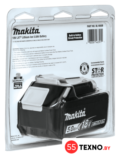 Аккумулятор Makita BL1850B (18В/5 Ah) - Изображение №17 — Интернет-магазин 55texno.by