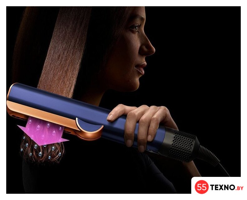 Выпрямитель Dyson Airstrait (евровилка, берлинская лазурь/медный) - Изображение №4 — Интернет-магазин 55texno.by