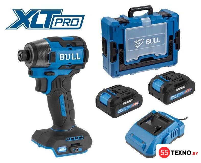 Винтоверт Bull CID 2218 1329954 (с 2-мя АКБ, кейс) - Изображение №1 — Интернет-магазин 55texno.by