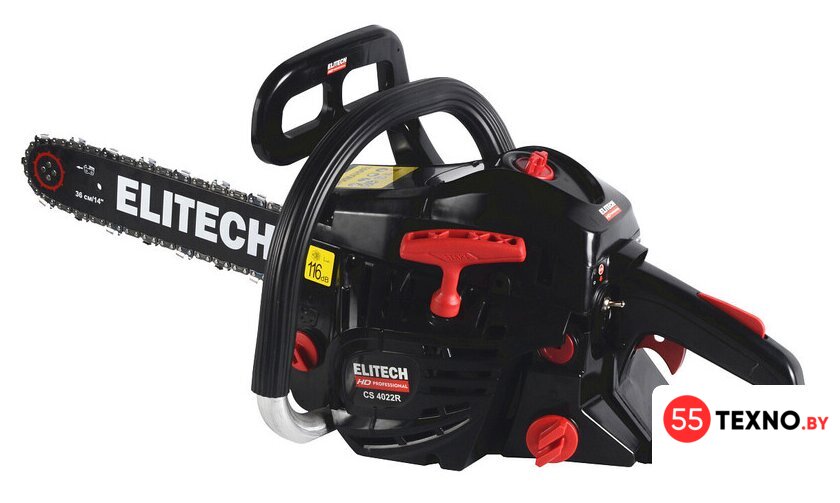 Бензопила ELITECH CS 4022R 204812 - Изображение №1 — Интернет-магазин 55texno.by