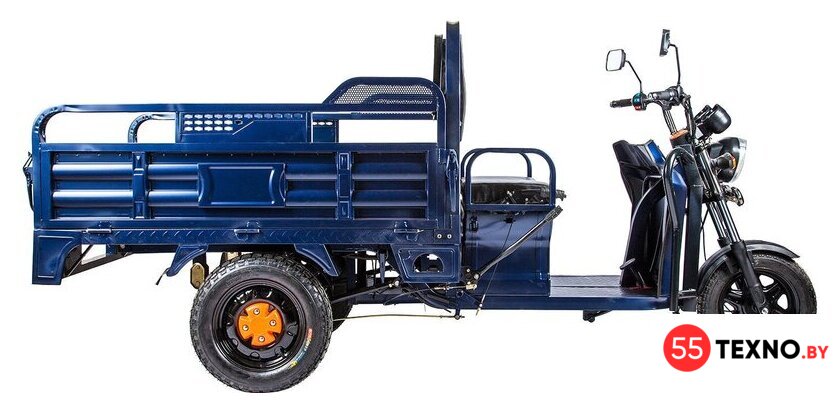 Грузовой электроскутер Rutrike D4 1800 60V 1200W (синий) - Изображение №1 — Интернет-магазин 55texno.by