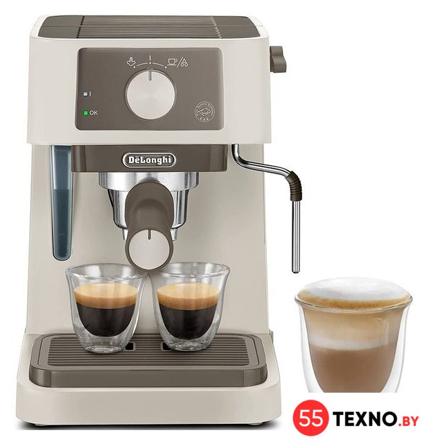 Рожковая кофеварка DeLonghi Stilosa EC235.CR - Изображение №1 — Интернет-магазин 55texno.by