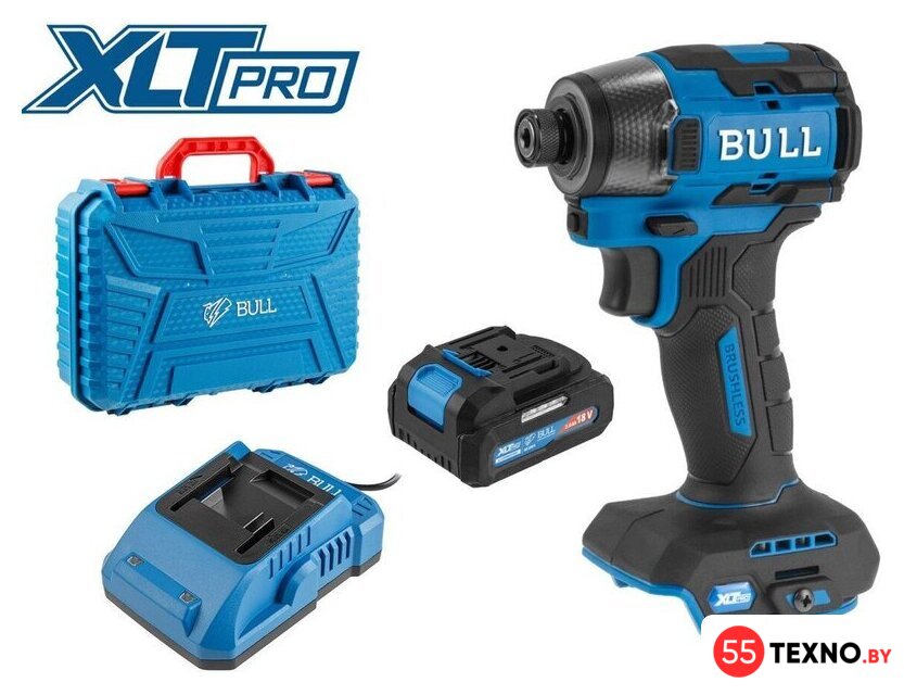 Винтоверт Bull CID 2218 1329953 (с 1-им АКБ, кейс) - Изображение №1 — Интернет-магазин 55texno.by