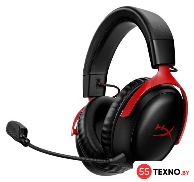 Наушники HyperX Cloud III Wireless (черный/красный) - Изображение №1 — Интернет-магазин 55texno.by