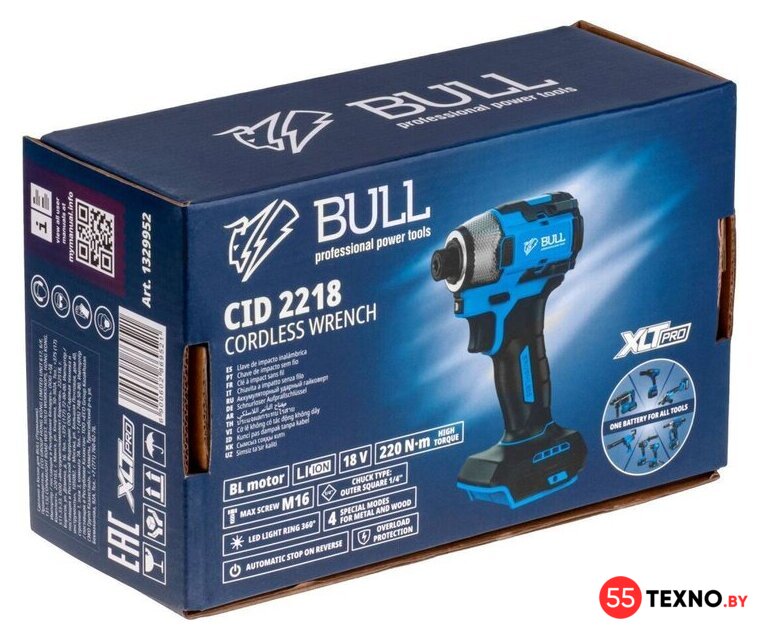 Винтоверт Bull CID 2218 1329952 (без АКБ) - Изображение №7 — Интернет-магазин 55texno.by