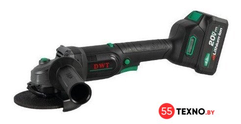 Угловая шлифмашина DWT AWSP-20-125 DV-4C2 BMC (с 2-мя АКБ, кейс) - Изображение №1 — Интернет-магазин 55texno.by