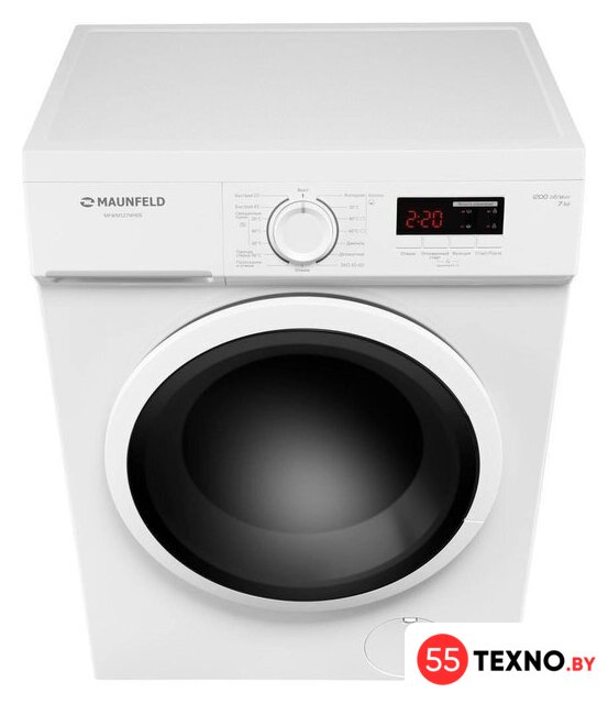 Стиральная машина MAUNFELD MFWM127WH05 - Изображение №6 — Интернет-магазин 55texno.by