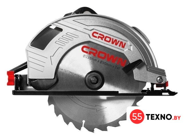 Дисковая (циркулярная) пила Crown CT15210-235 - Изображение №2 — Интернет-магазин 55texno.by